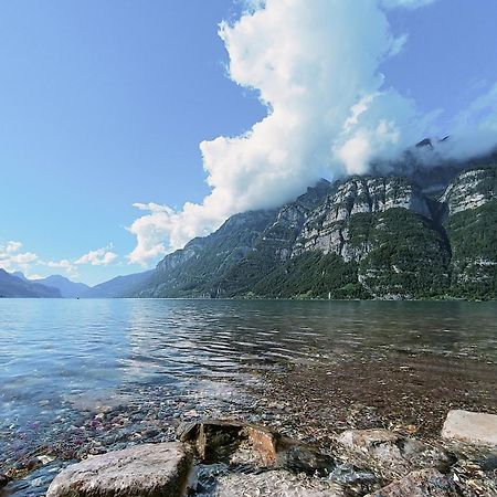 Marina Walensee Hotel Unterterzen Bagian luar foto