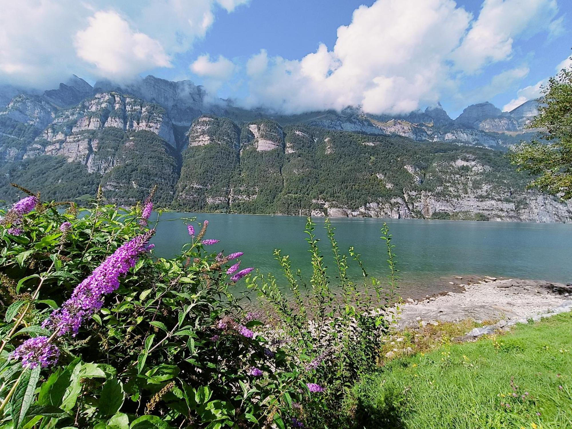 Marina Walensee Hotel Unterterzen Bagian luar foto