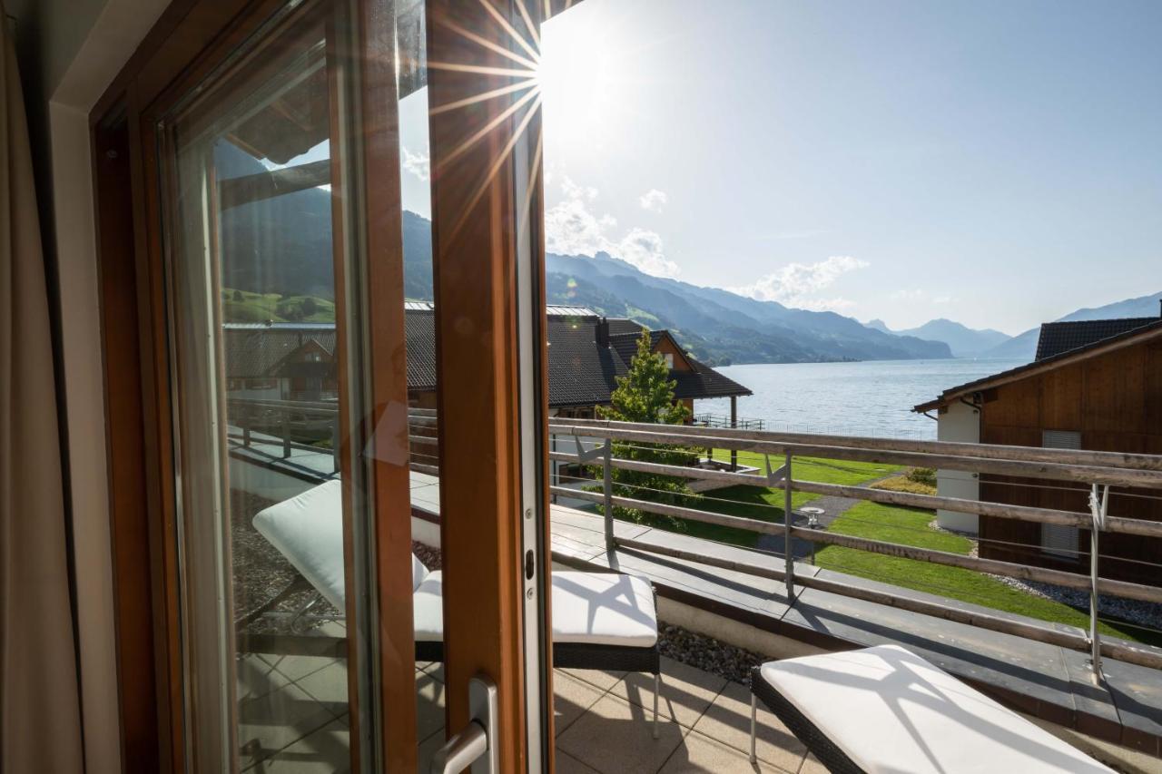 Marina Walensee Hotel Unterterzen Bagian luar foto