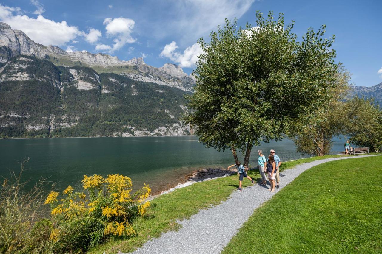 Marina Walensee Hotel Unterterzen Bagian luar foto
