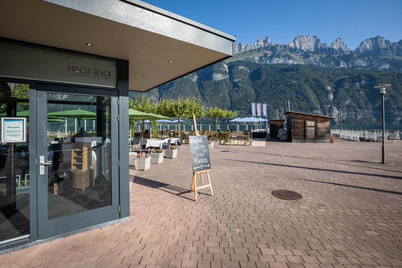 Marina Walensee Hotel Unterterzen Bagian luar foto