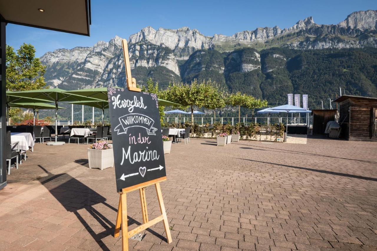 Marina Walensee Hotel Unterterzen Bagian luar foto