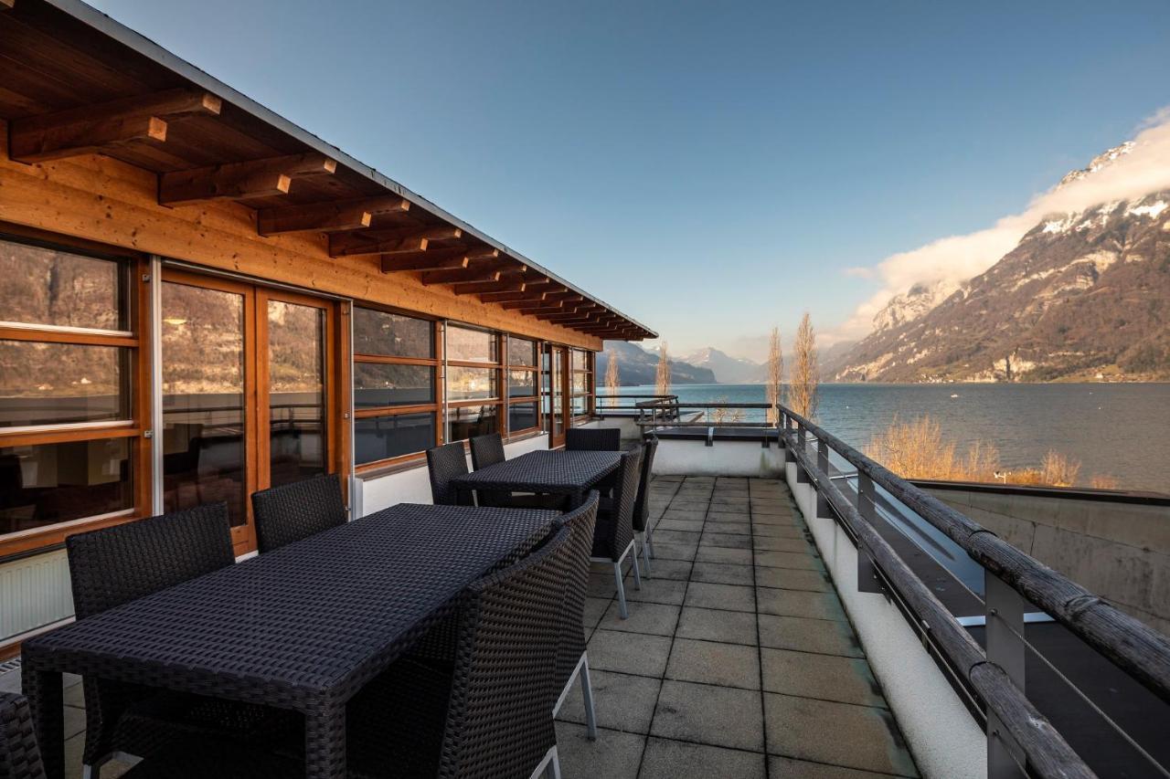 Marina Walensee Hotel Unterterzen Bagian luar foto