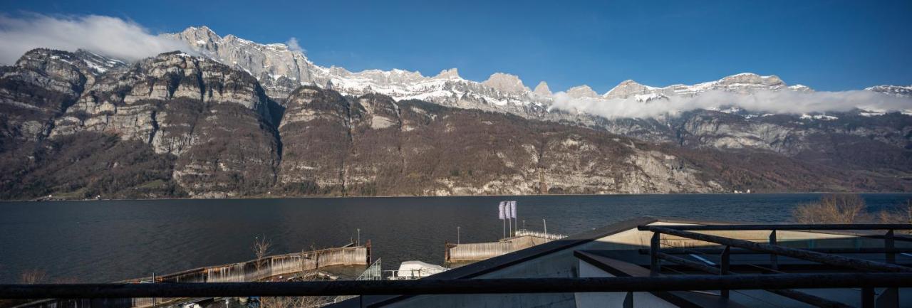Marina Walensee Hotel Unterterzen Bagian luar foto