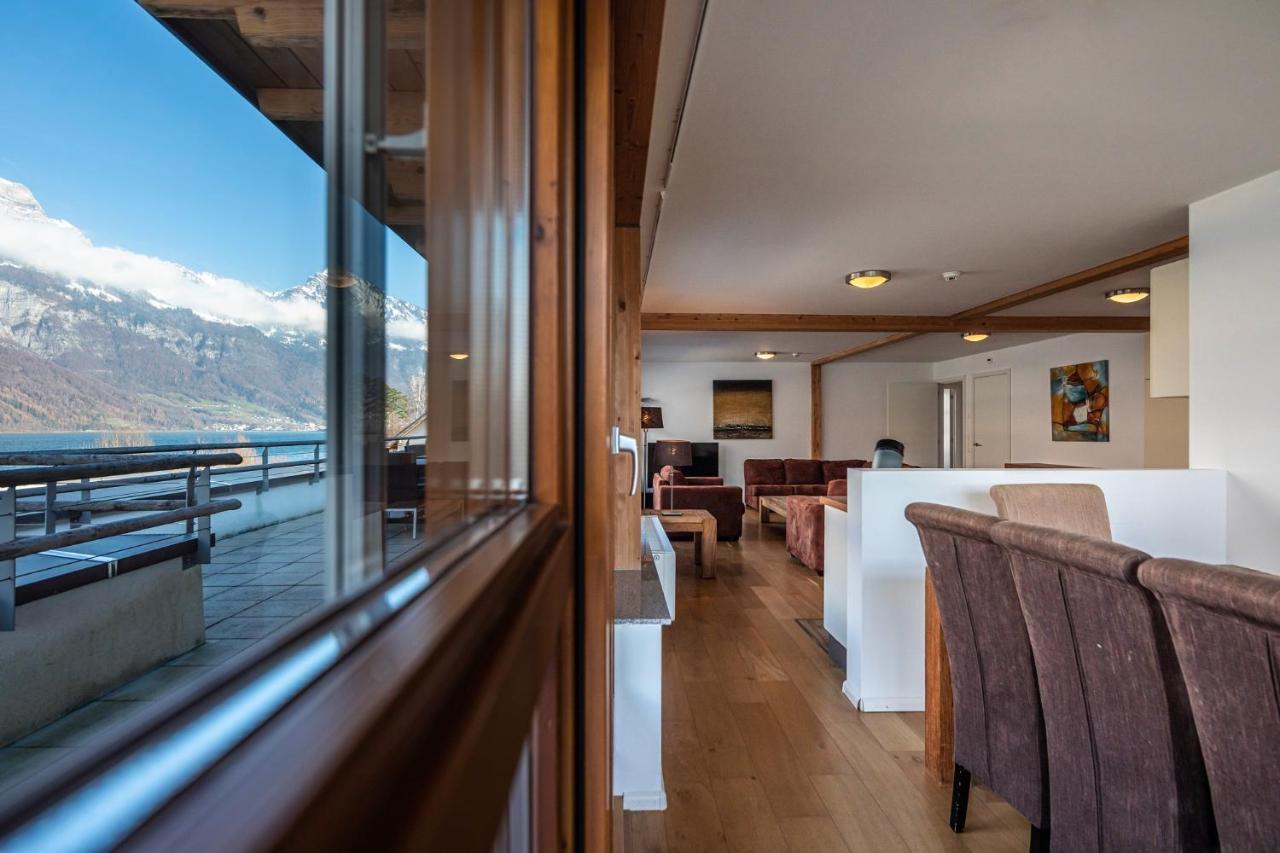 Marina Walensee Hotel Unterterzen Bagian luar foto
